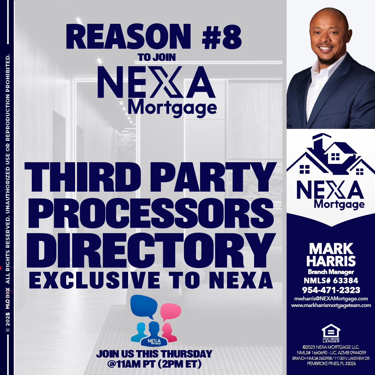 REASON 8 - Mark Harris -Loan Officer