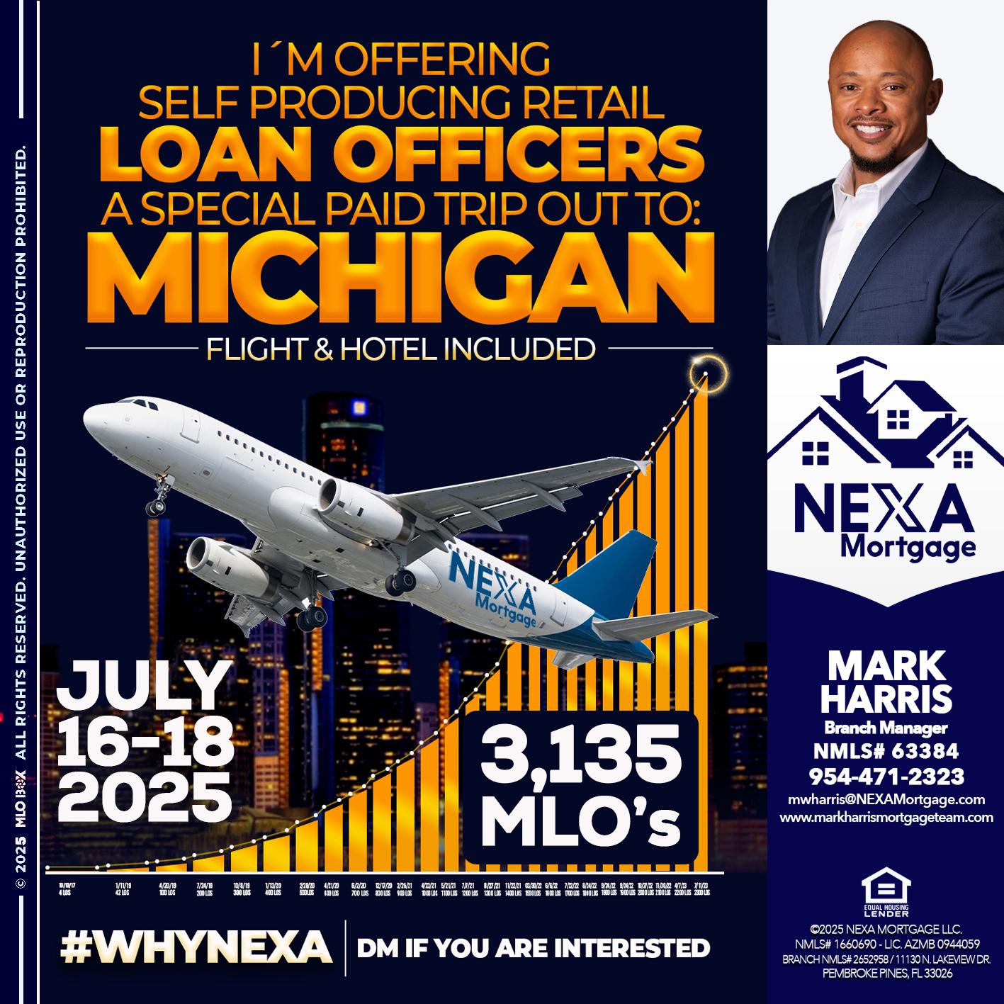MICHIGAN TRIP - Mark Harris -Loan Officer