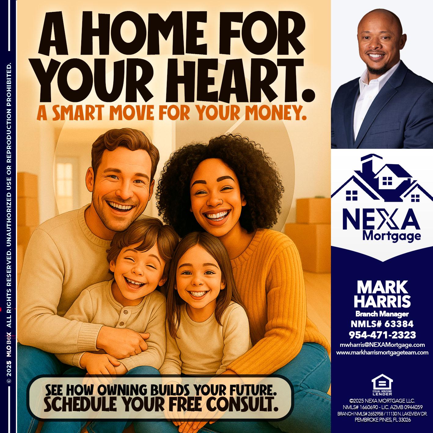 A HOME FOR - Mark Harris -Loan Officer