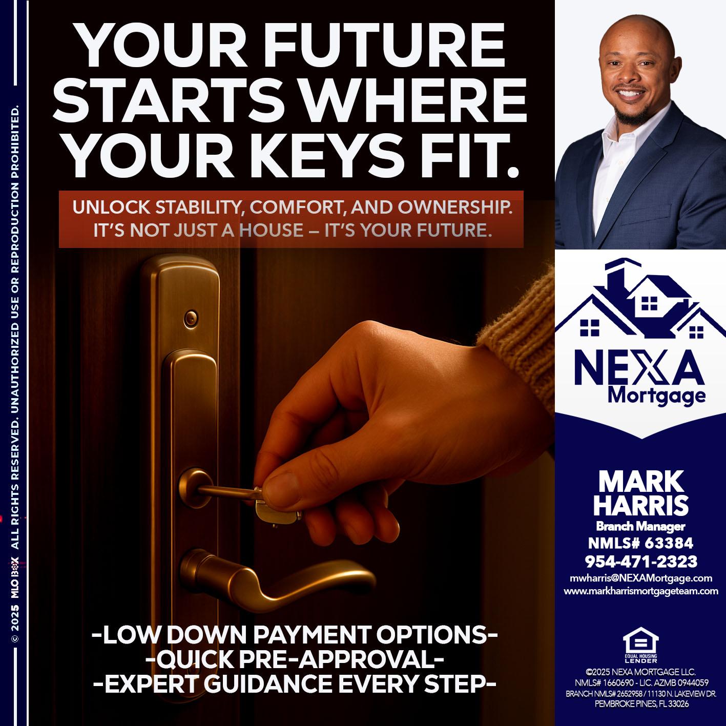 YOUR FUTURE - Mark Harris -Loan Officer