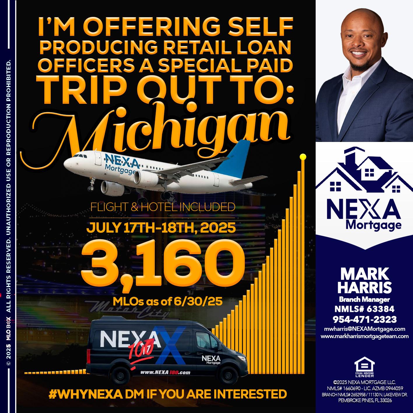 MICHIGAN TRIP - Mark Harris -Loan Officer