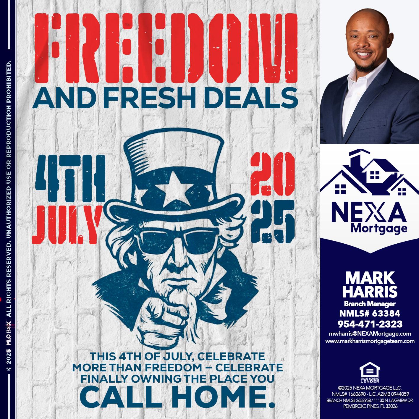 FREEDOM - Mark Harris -Loan Officer