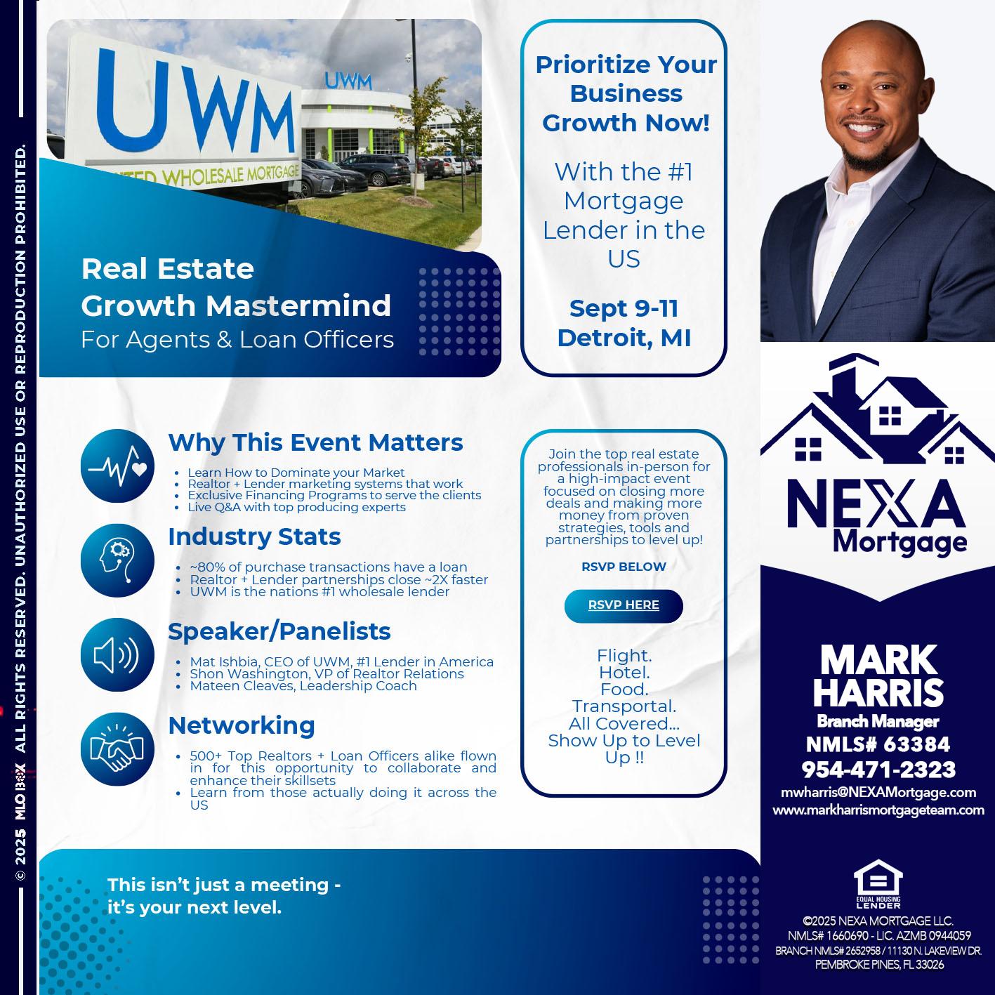 DETROIT TRIP - Mark Harris -Loan Officer