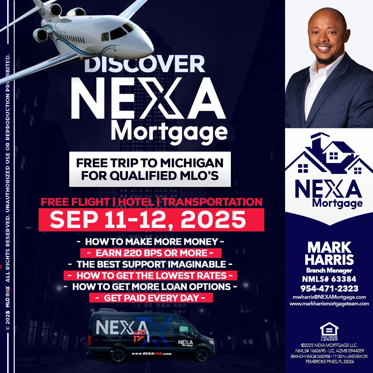 DISCOVER NEXA MORTGAGE - Mark Harris -Loan Officer