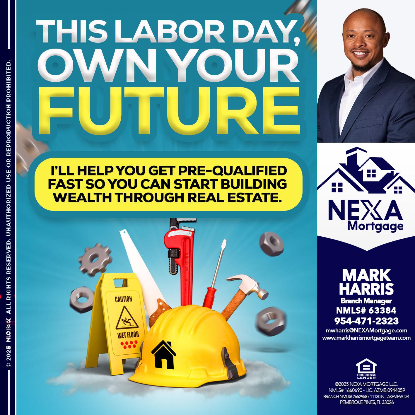 LABOR DAY - Mark Harris -Loan Officer