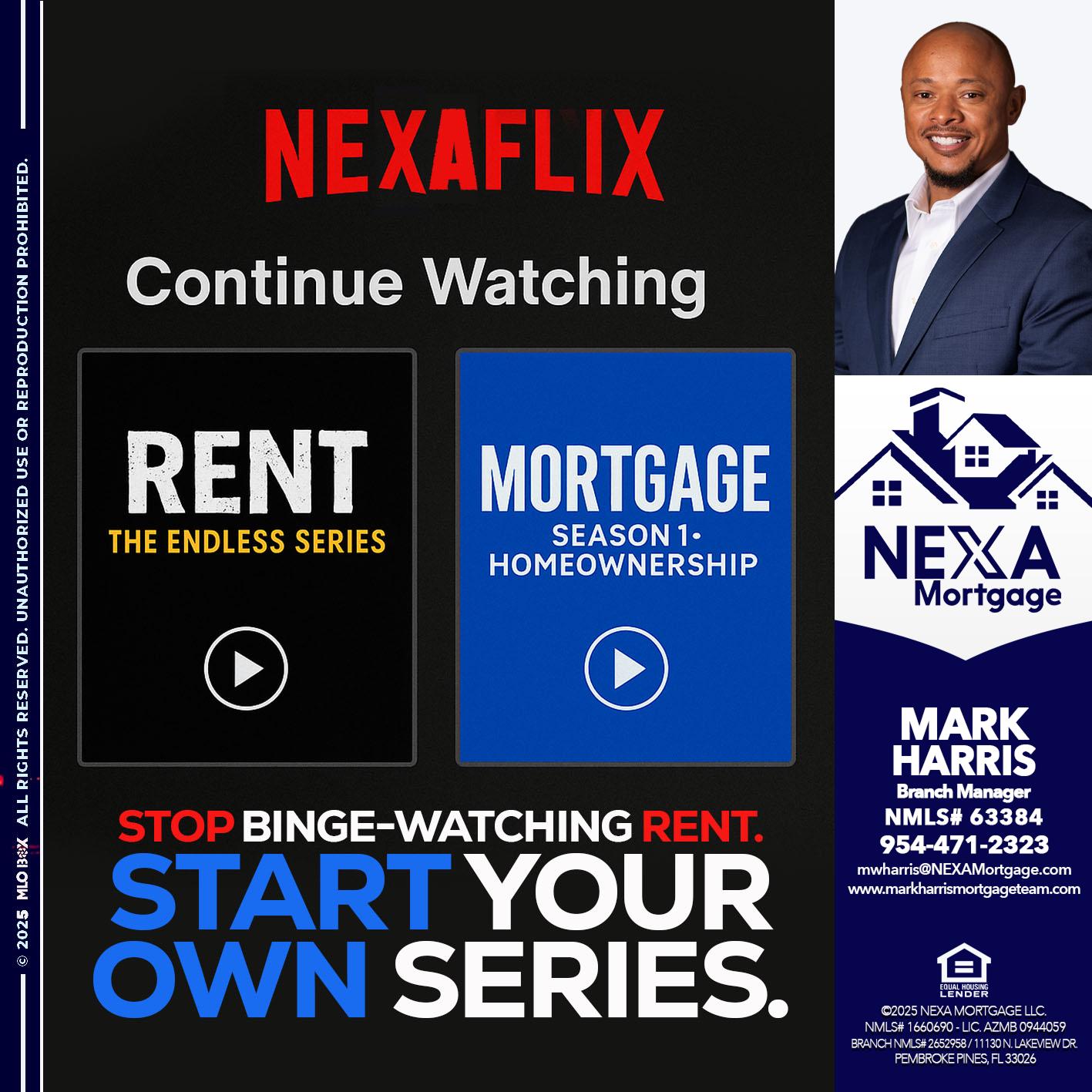 NEXAFLIX - Mark Harris -Loan Officer