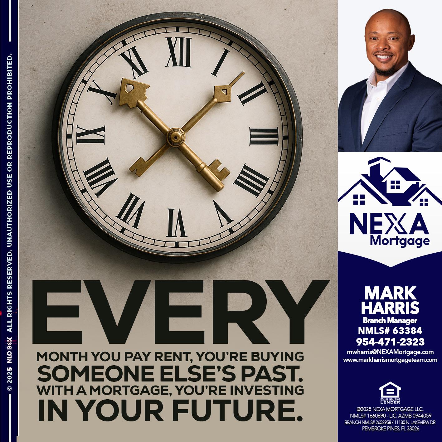 EVERY MONTH - Mark Harris -Loan Officer