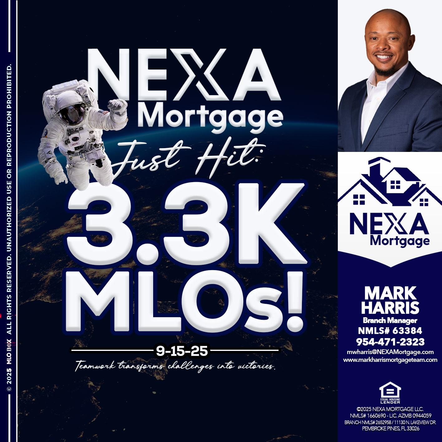 3.3K - Mark Harris -Loan Officer