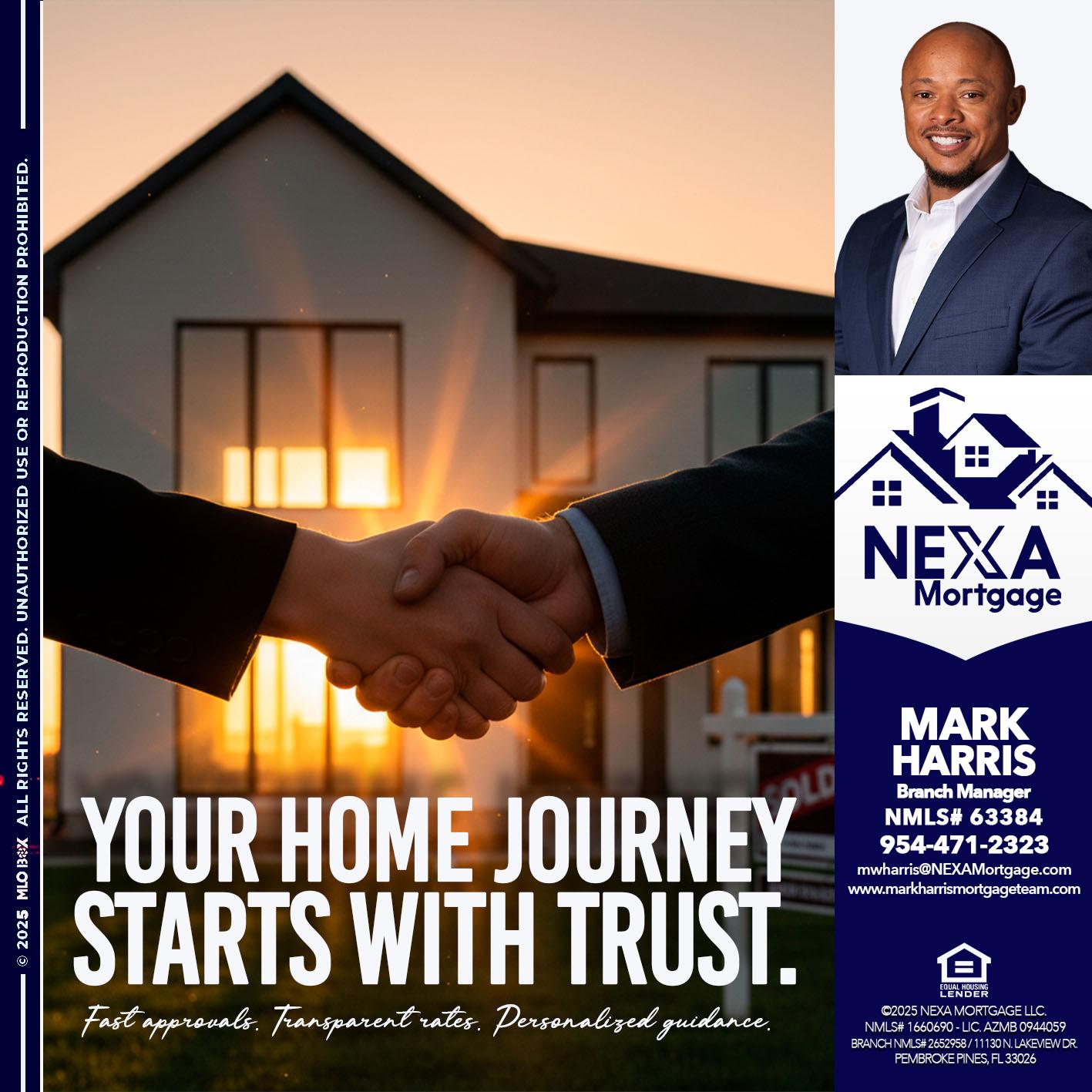 your home - Mark Harris -Loan Officer