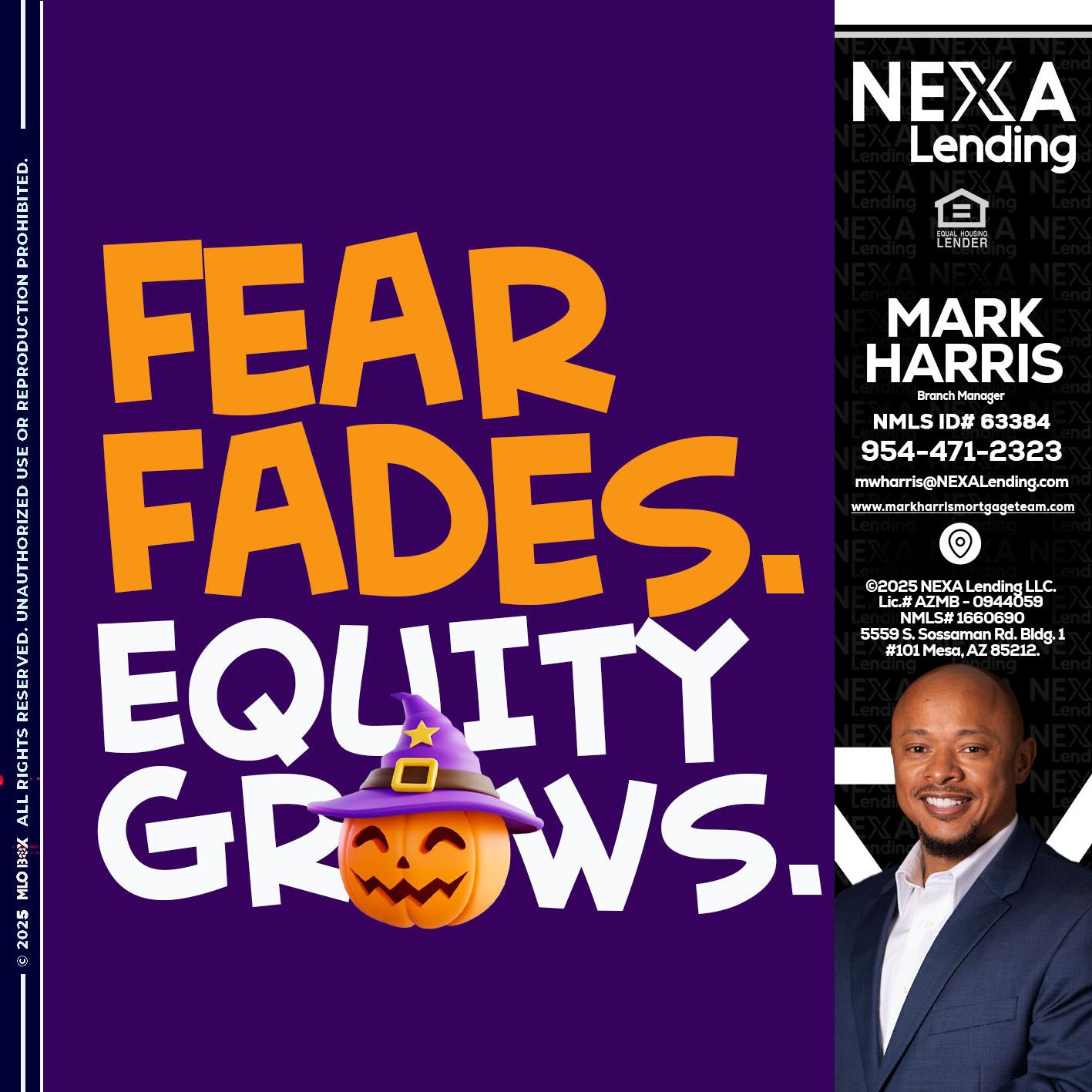 FEAR FADES - Mark Harris -Loan Officer