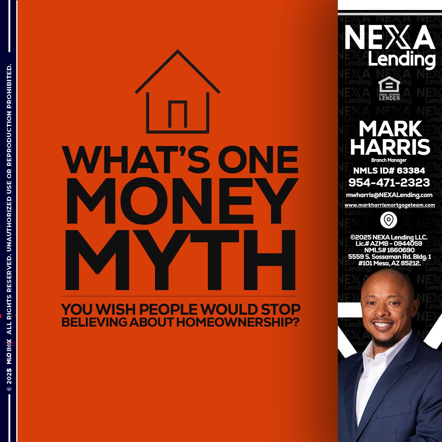 WHATS ONE - Mark Harris -Loan Officer