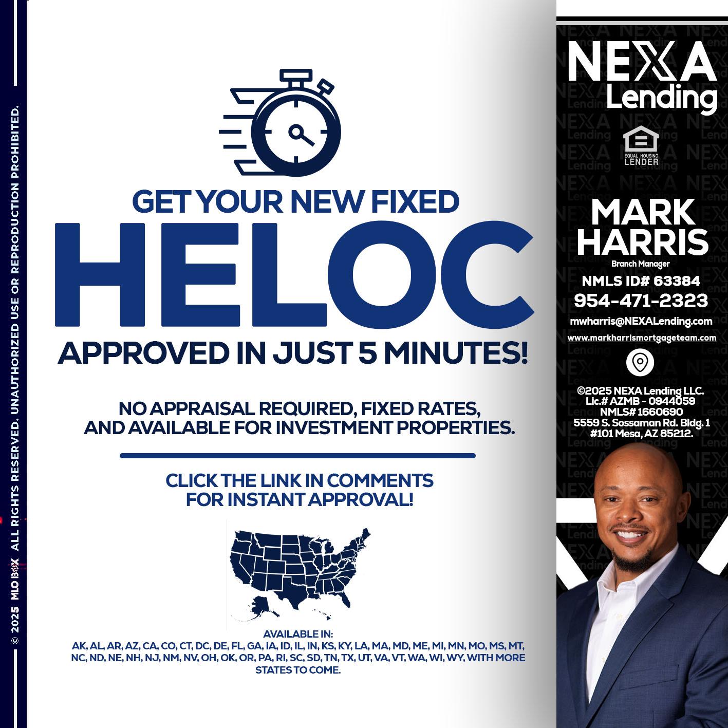 HELOC - Mark Harris -Loan Officer