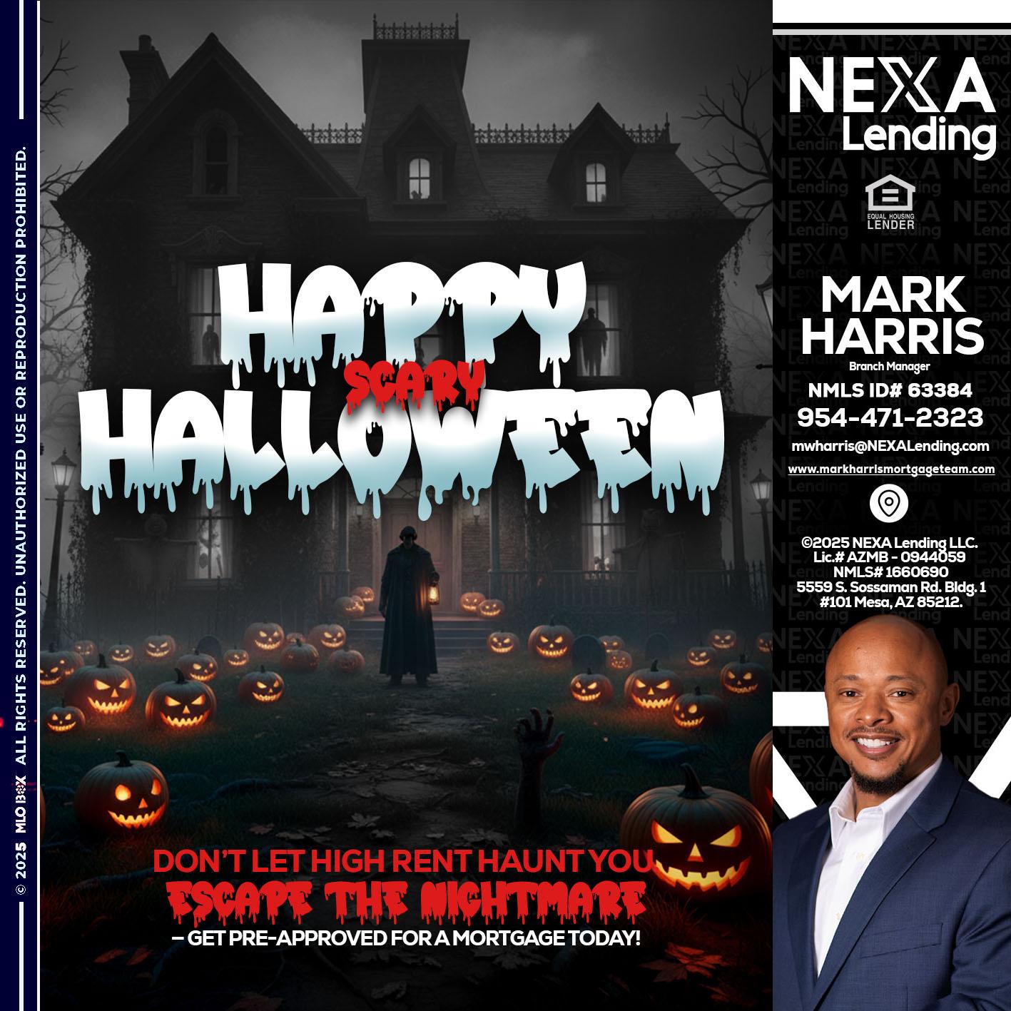 HAPPY HALLOWEEN - Mark Harris -Loan Officer