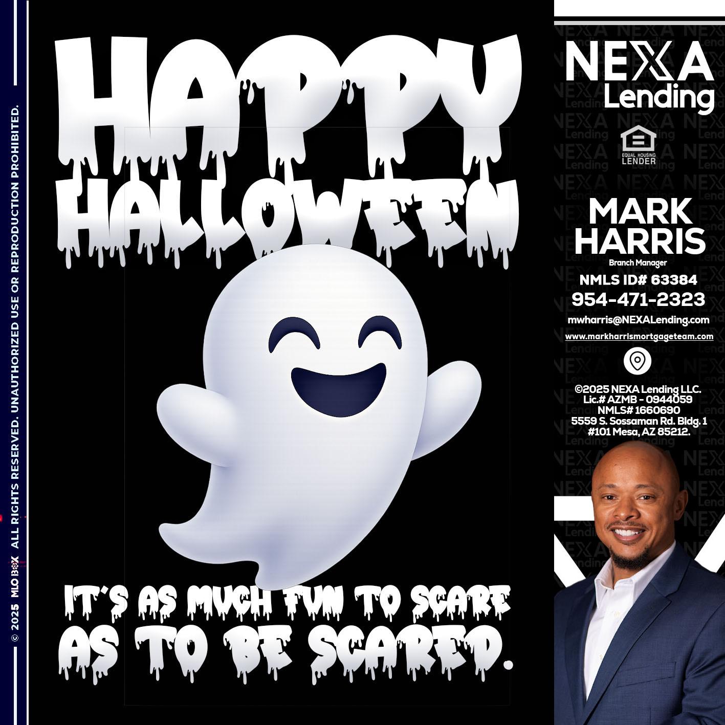 HAPPY HALLOWEEN - Mark Harris -Loan Officer
