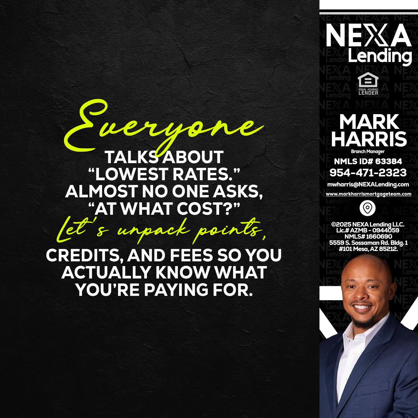 EVERYONE - Mark Harris -Loan Officer