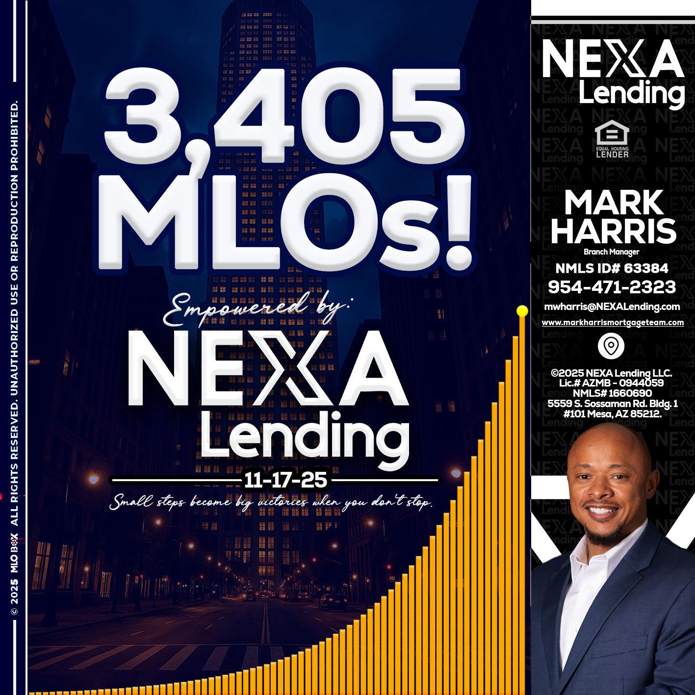 3405 MLOs - Mark Harris -Loan Officer