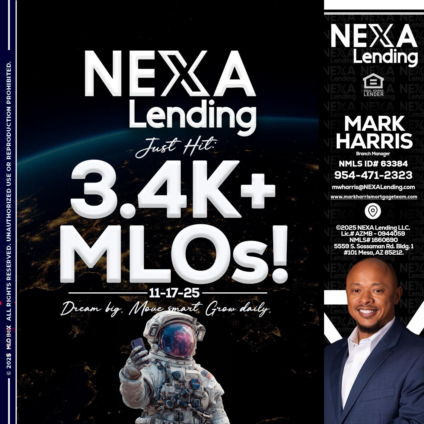 3.4K MLOs - Mark Harris -Loan Officer