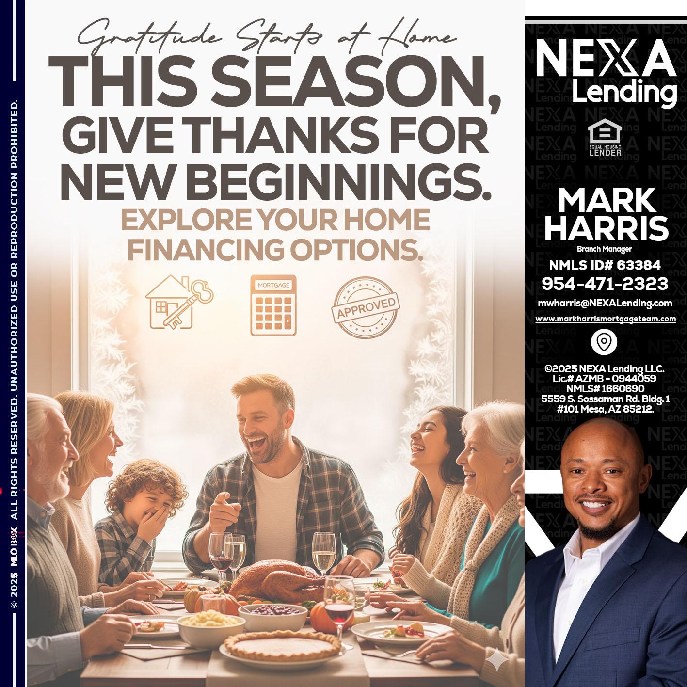 THIS SEASON - Mark Harris -Loan Officer