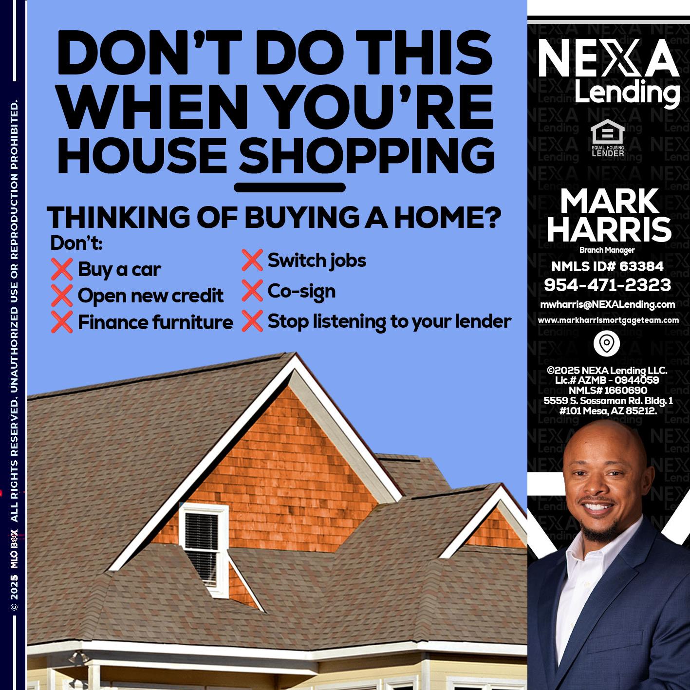 DONT DO THIS - Mark Harris -Loan Officer