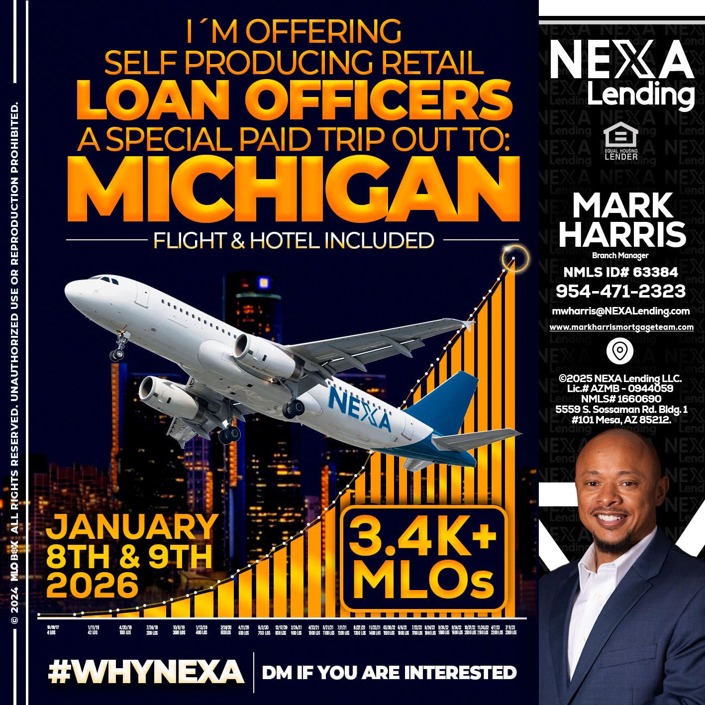 MICHIGAN TRIP - Mark Harris -Loan Officer