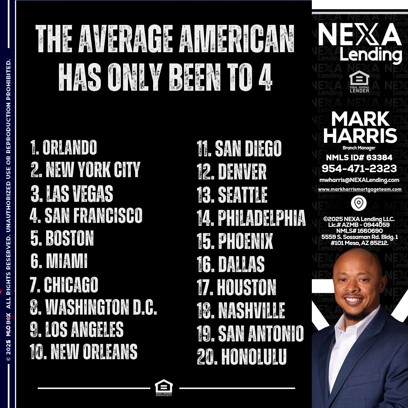 THE AVERAGE AMERICAN - Mark Harris -Loan Officer