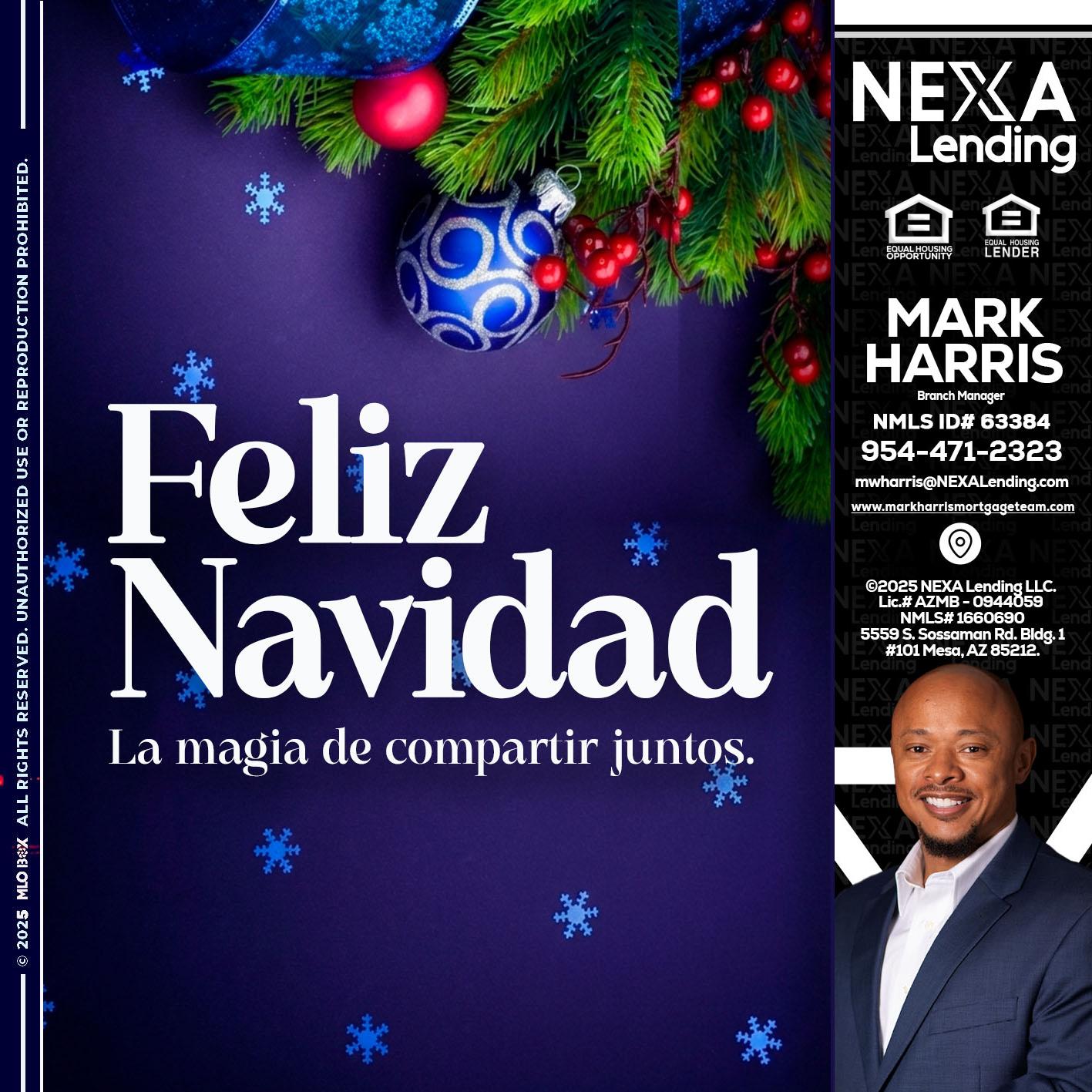 FELIZ NAVIDAD - Mark Harris -Loan Officer