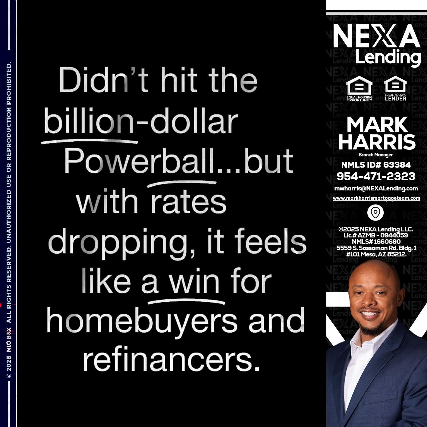 DIDNT HIT - Mark Harris -Loan Officer