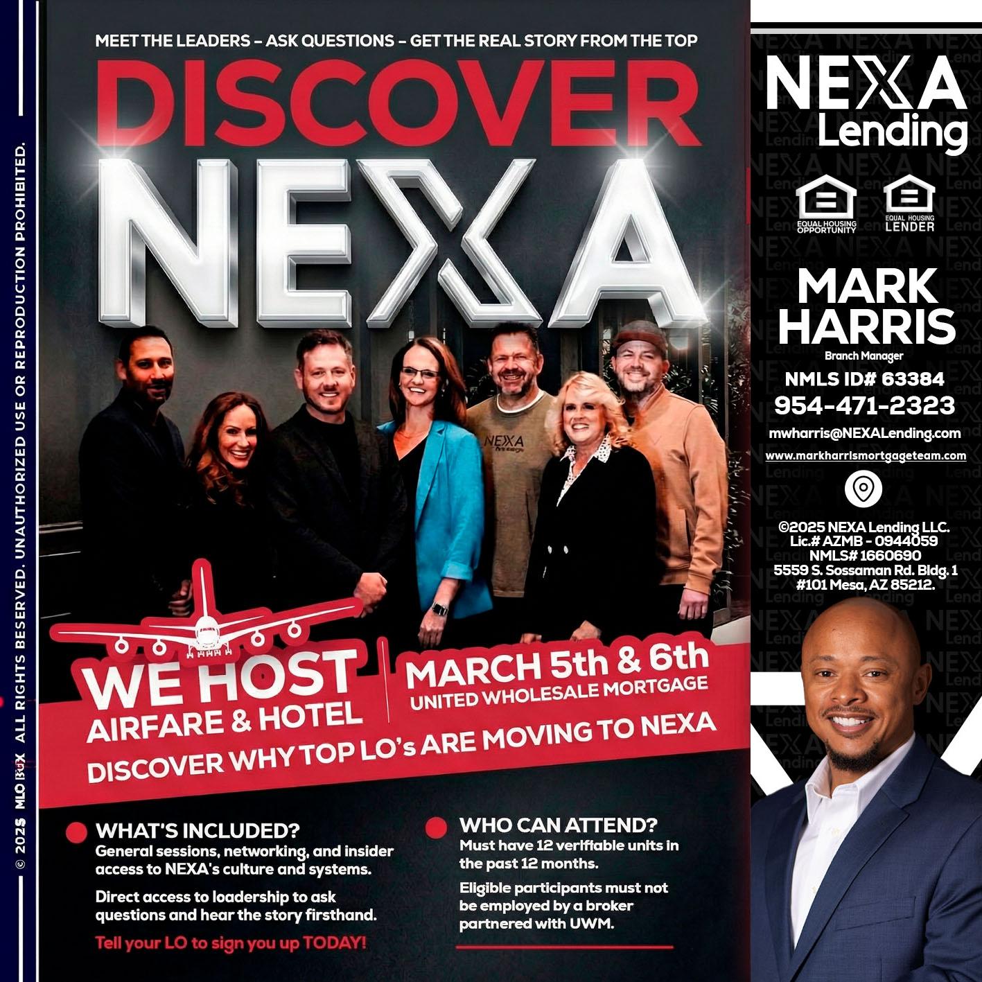 DISCOVER NEXA - Mark Harris -Loan Officer
