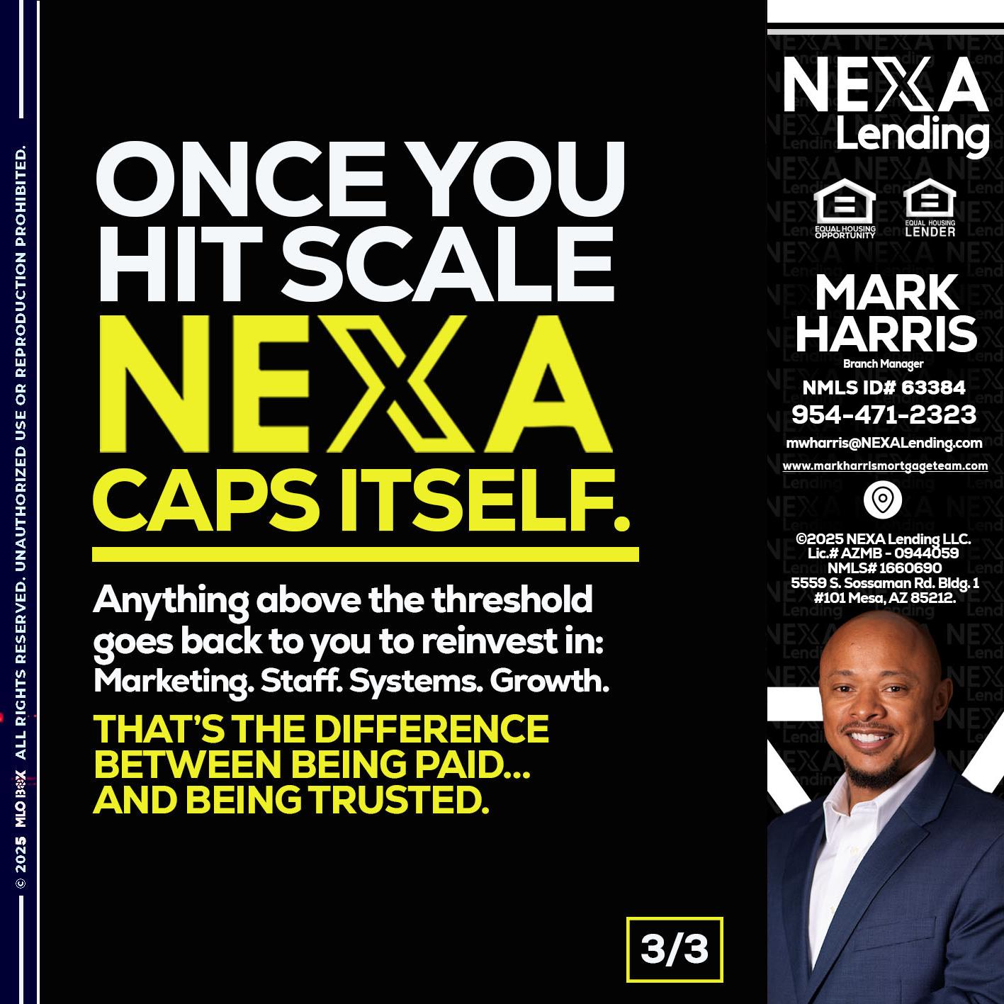 3 OF 3 - Mark Harris -Loan Officer