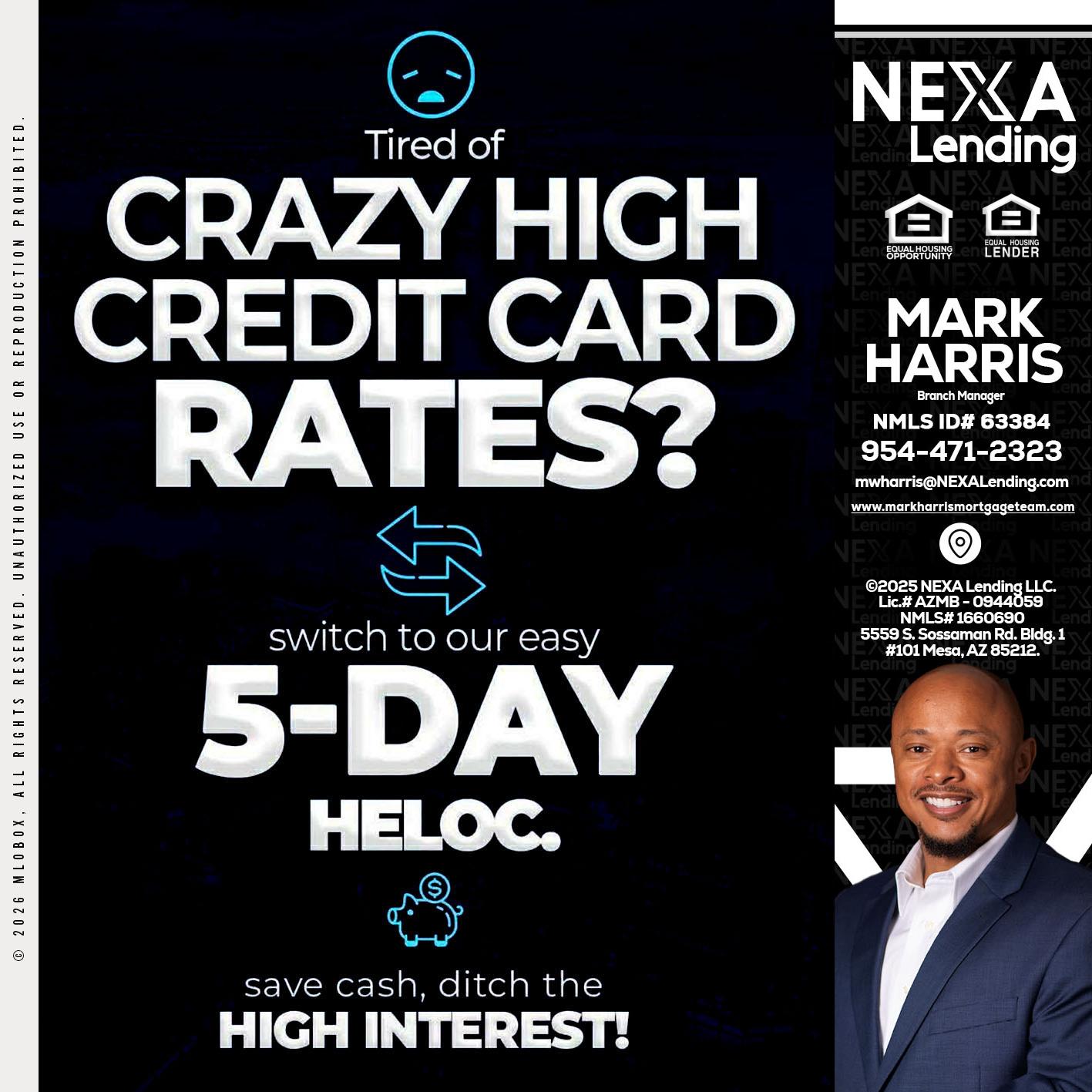 CRAZY HIGH - Mark Harris -Loan Officer