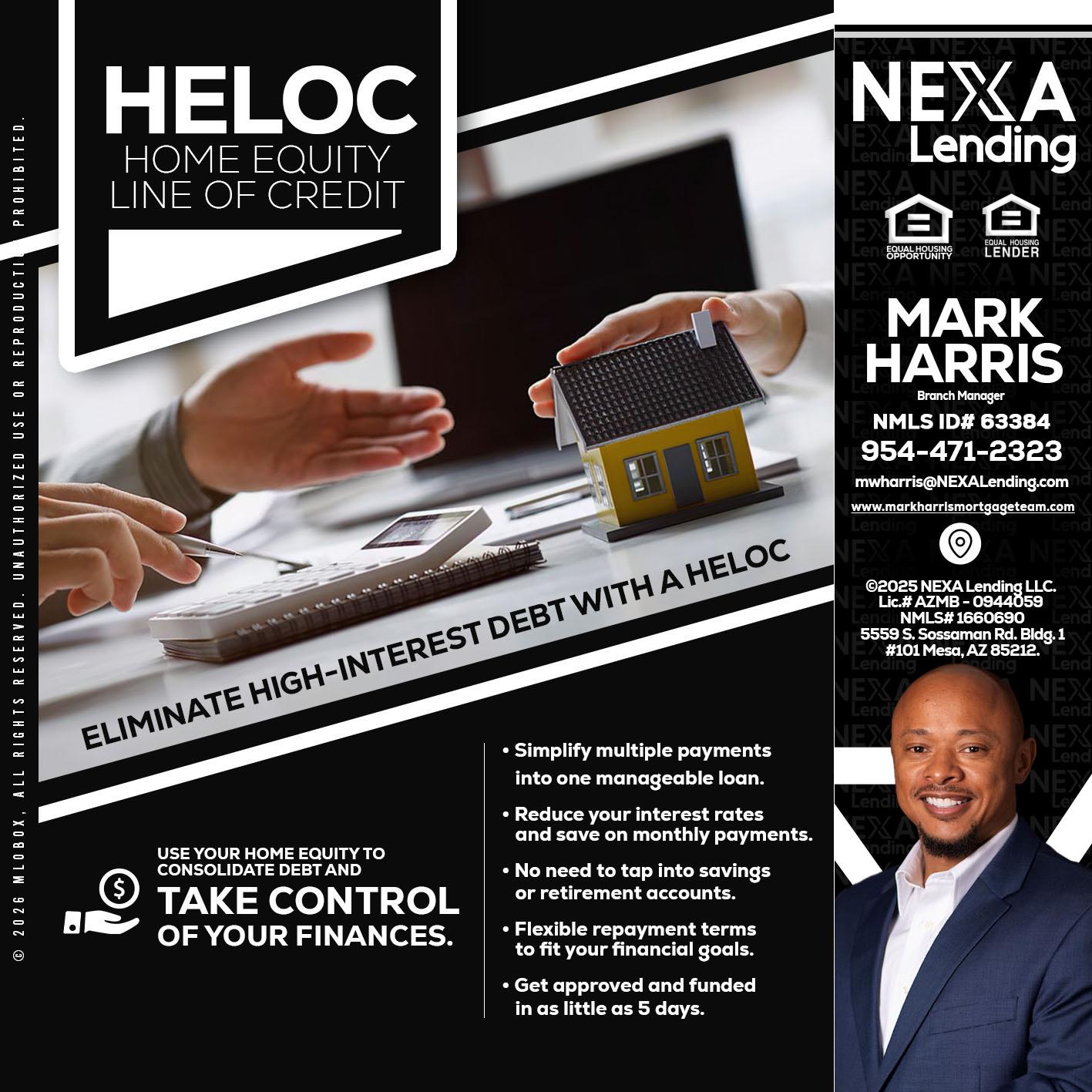 HELOC - Mark Harris -Loan Officer