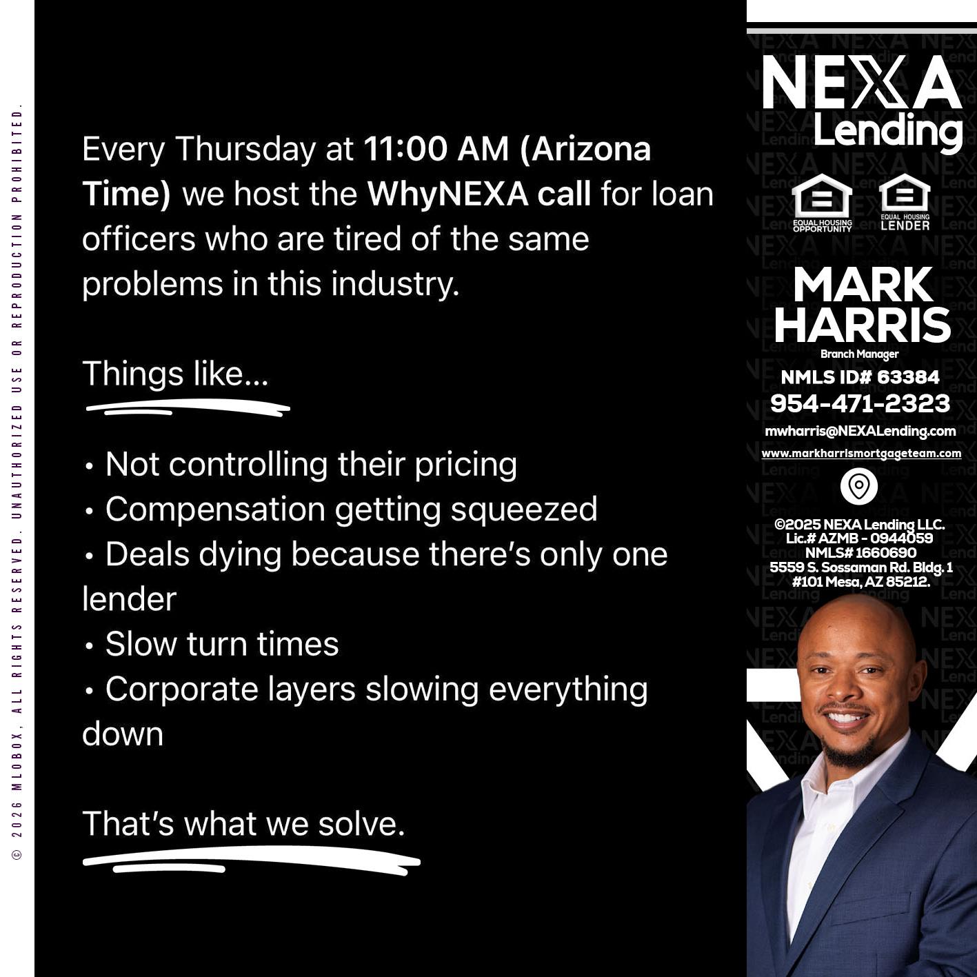 WHY NEXA - Mark Harris -Loan Officer