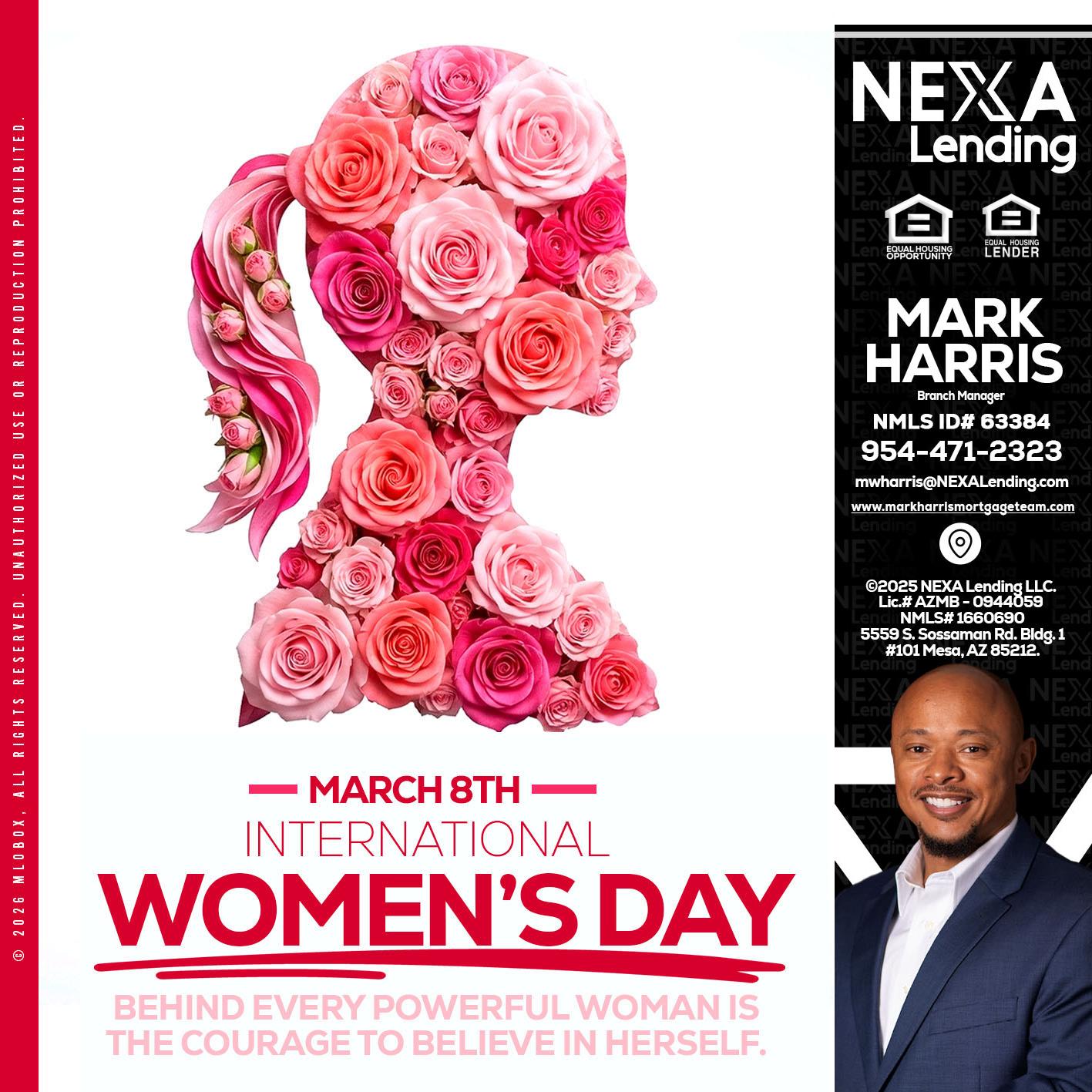 MARCH 8TH - Mark Harris -Loan Officer