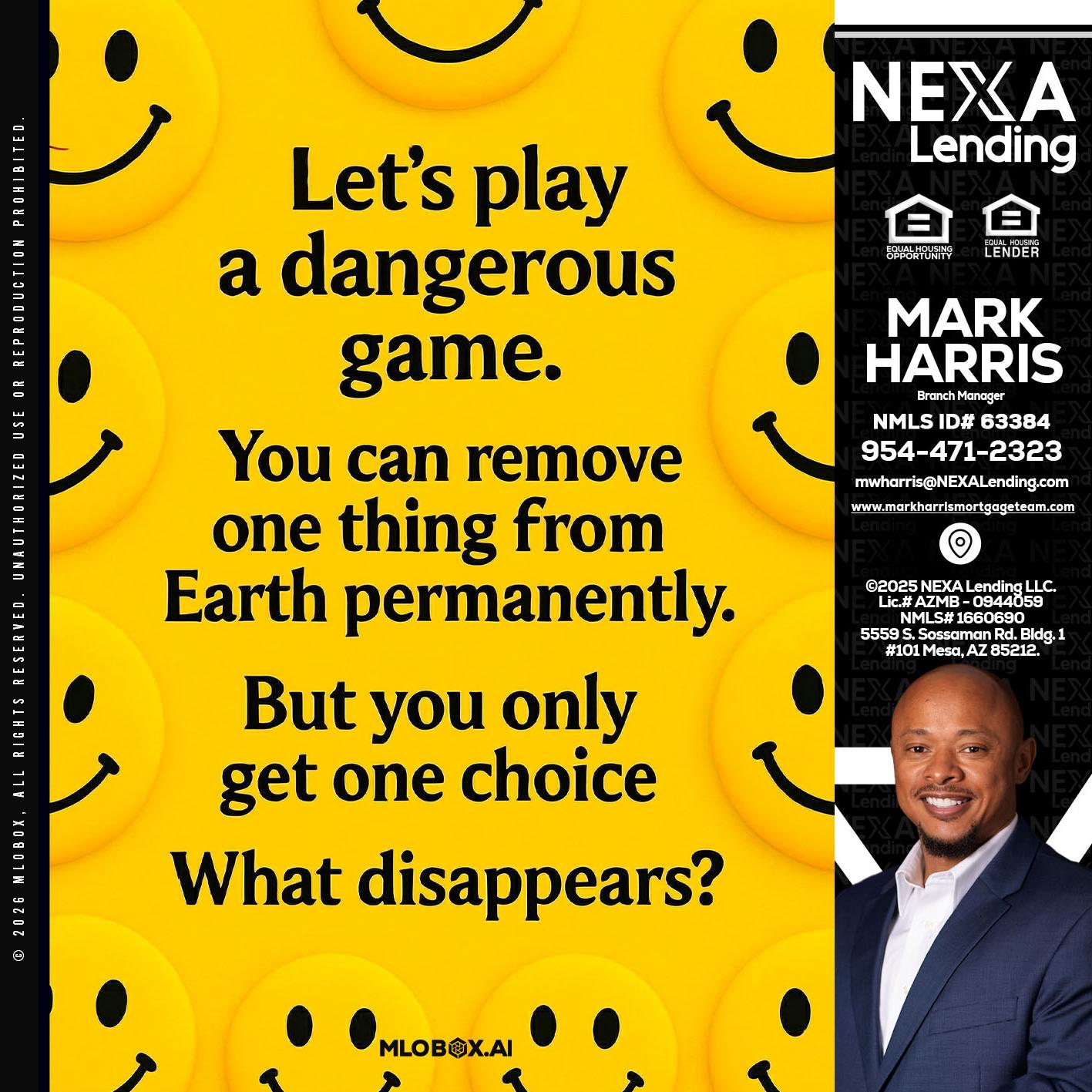 LETS PLAY - Mark Harris -Loan Officer